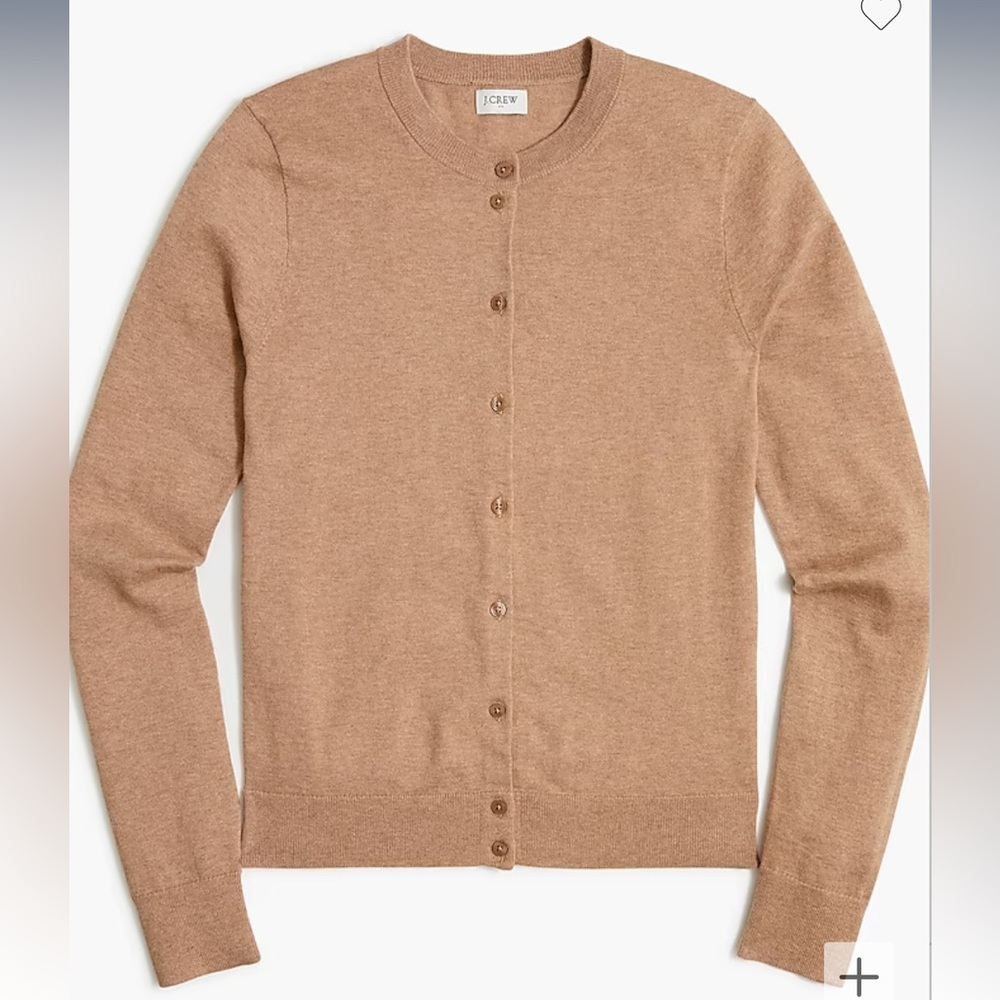 J. Crew Classic cotton cardigan sweater